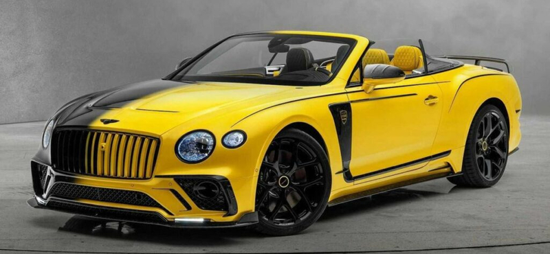 Nem kerüli a feltűnést a Mansory átalakított Bentley kabriója