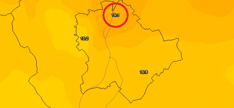 Megdőlt a melegrekord – térkép