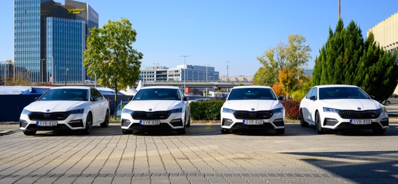 Huszonöt BMW motort és Skoda Octavia RS-eket vett a rendőrség