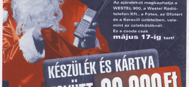 Emlékeznek még? Hatalmas siker volt a Westel 1995-ös Mikulása