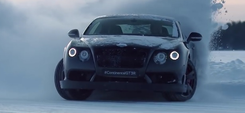 Még négyszeres ralivilágbajnok is jár a Bentley téli programjához – videó