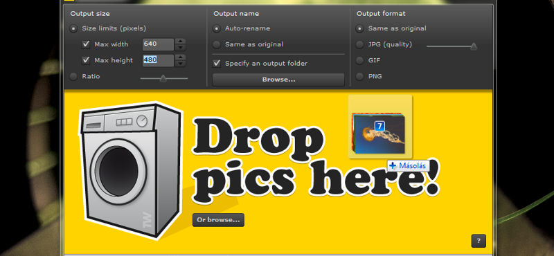 A hét Windows programja: Shrink O’Matic - csoportos képméretezés egy dobással