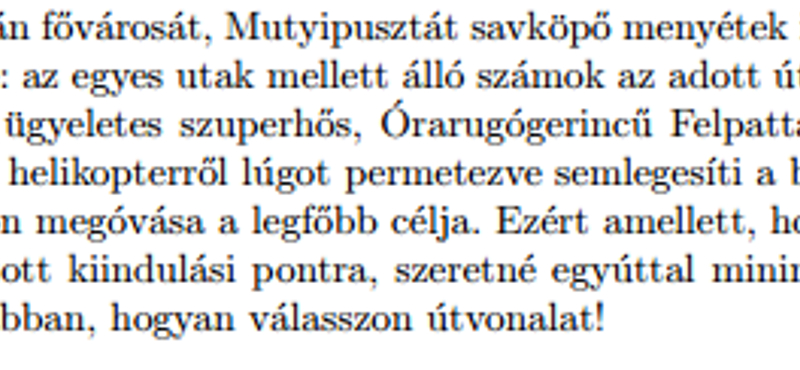 Mutyipusztás feladat volt a BME egyik zh-jában