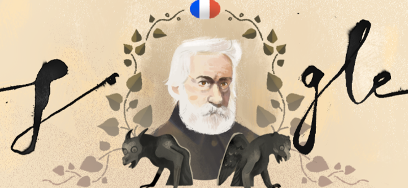 Kevesen tudják: miért van ma Victor Hugo a Google kereső logójában?