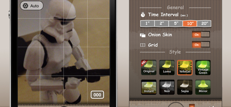 Készítsünk stop-motion videókat az iPhone-nal