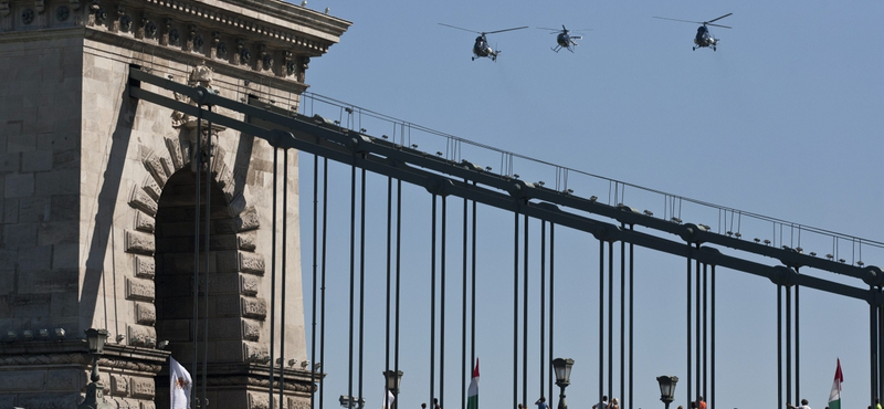 Légiparádé Budapest felett