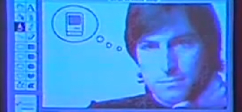 Az elveszett videó: a fiatal Steve Jobs bemutatja az első Macintosht