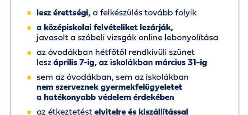 Rendkívüli szünetnek örülhettek a diákok, akik a kormányzati tájékoztatóba botlottak