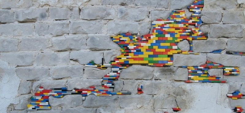 Street art percek: Lego Street Art Olaszországból