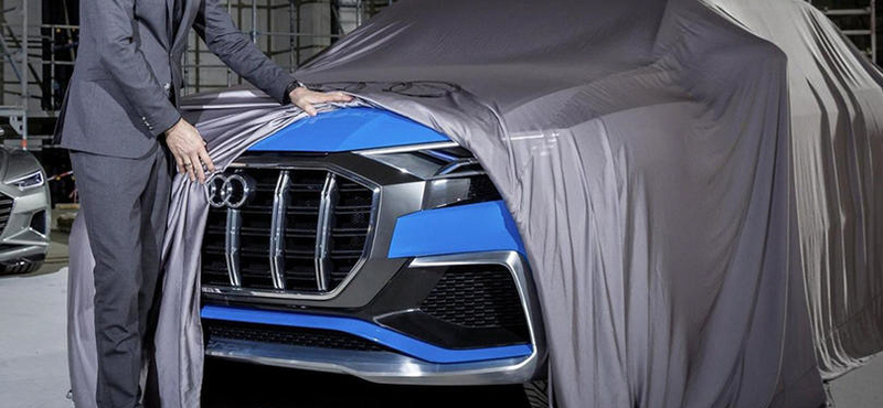 Megvillant az Audi Q8