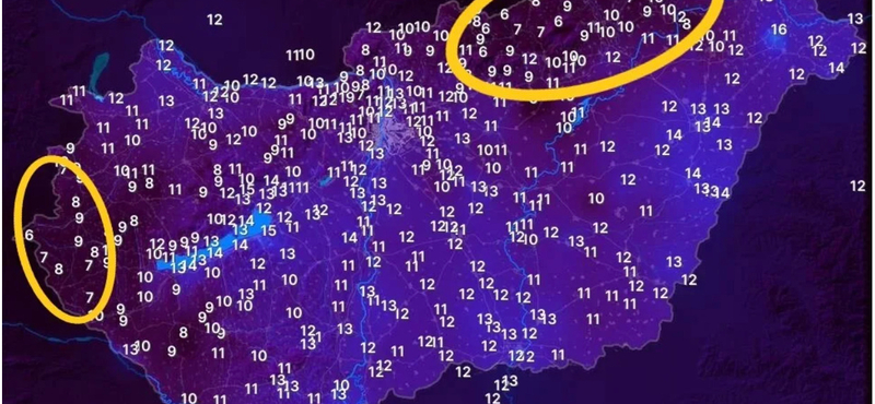 5 fokot is mértek csütörtök hajnalban