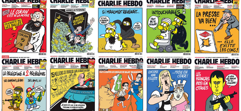 Mindenkiből viccet csináltak – válogatás a Charlie Hebdo címlapjaiból