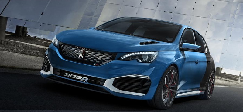 Kompakt izomhibrid? 500 lóerős lesz a Peugeot 308 R Hybrid