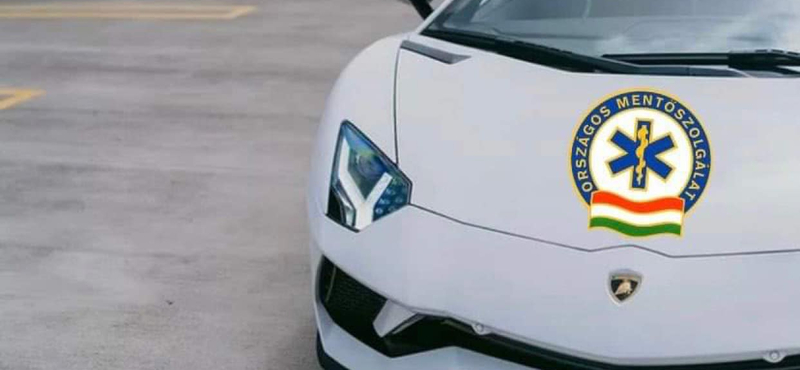 Egy Lamborghinit ajánlottak fel a mentőknek, de ők nem éltek a lehetőséggel