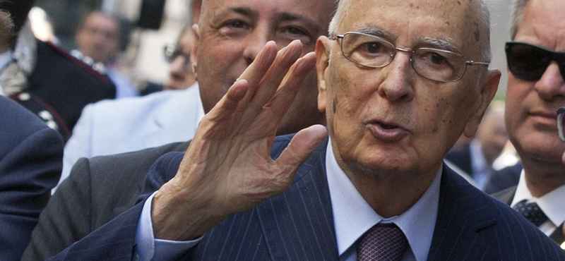 Lemondott a 89 éves Giorgio Napolitano