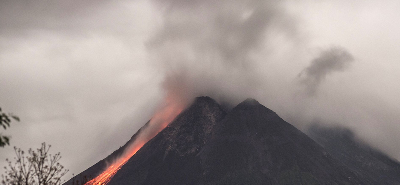 Kitört a Merapi vulkán – videó