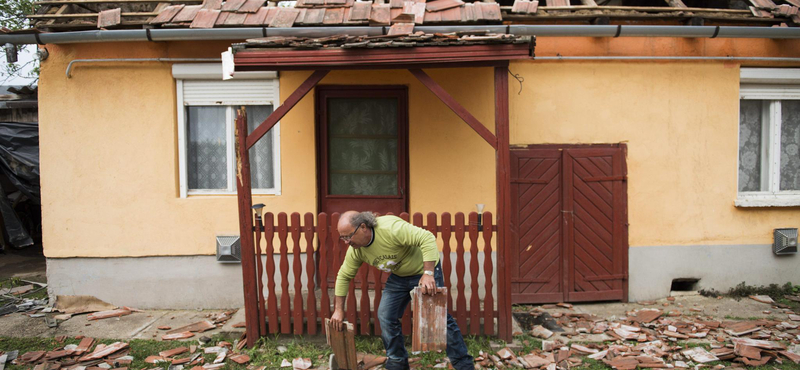 Fotók: nagy pusztítást végzett a vihar Vaján