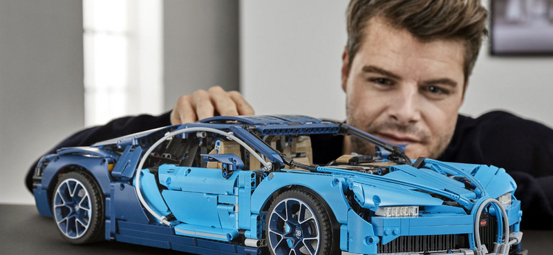 Ritkán mutatnak be ennyire menő Legót: itt a 127 ezer forintos hatalmas Bugatti Chiron