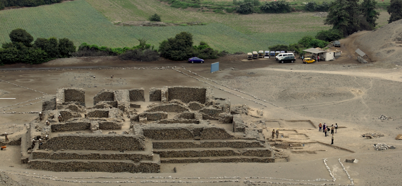 Fotó: Ötezer éves templomot ástak ki Peruban