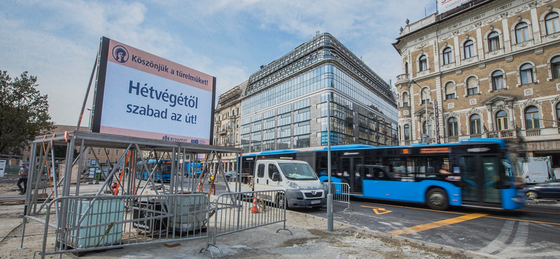 Örülhetnek az autósok, hétvégétől visszakapnak minden sávot a Blahán