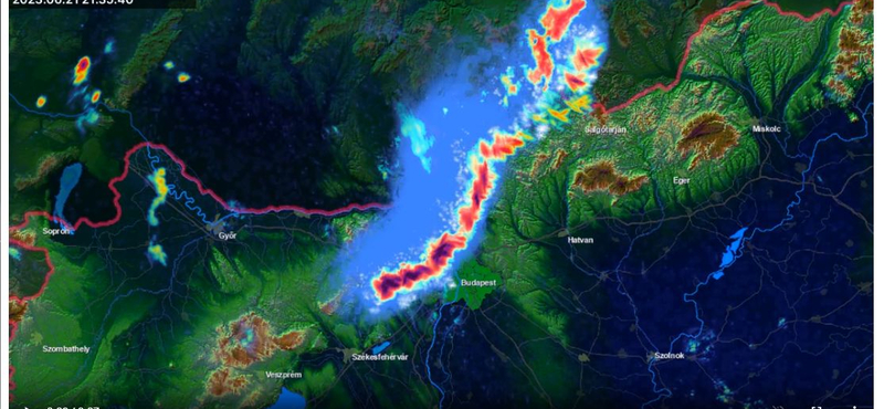 Hatalmas zivatar csapott le Budapestre
