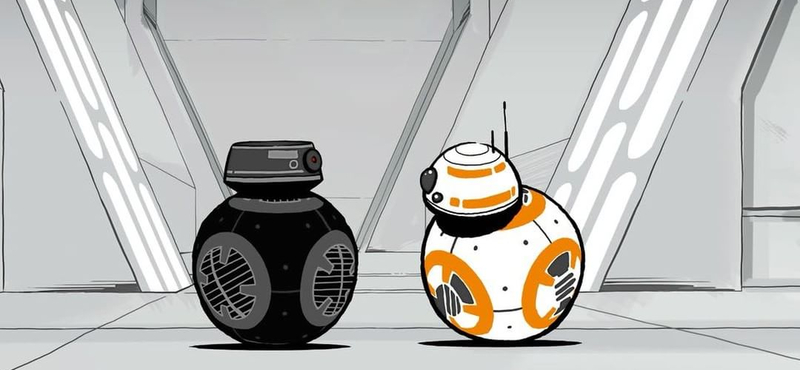 Új robot jön a Star Warsba, BB-8 gonosz testvére az első videójában még szerethető