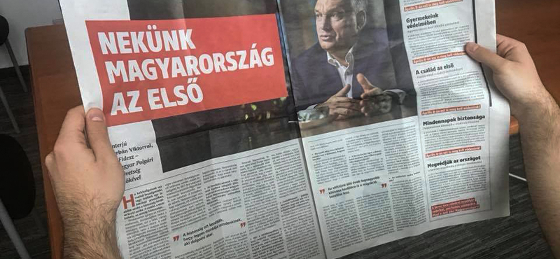 Orbán interjút adott saját magának: Vége a biztonságos világnak