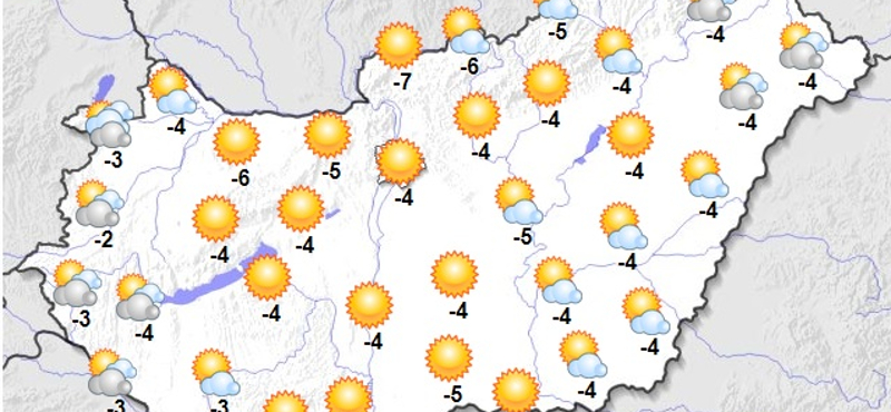 Öt megyére adták ki a figyelmeztetést hófúvás miatt, és ez még csak a kezdet