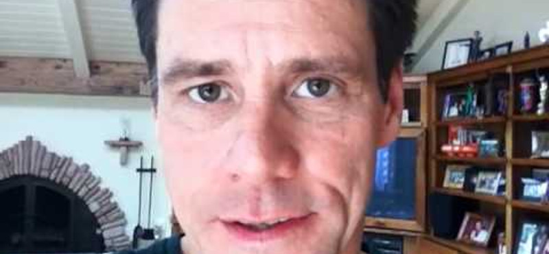 Videó: Jim Carrey könnyfakasztó szerelmi vallomása