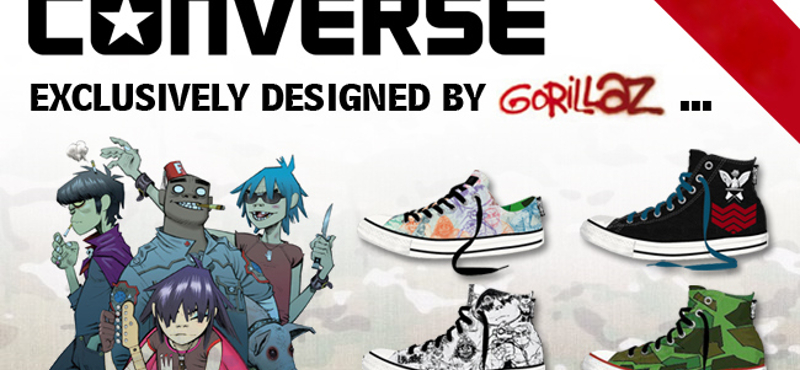 Együtt nyomul a Gorillaz és a Converse