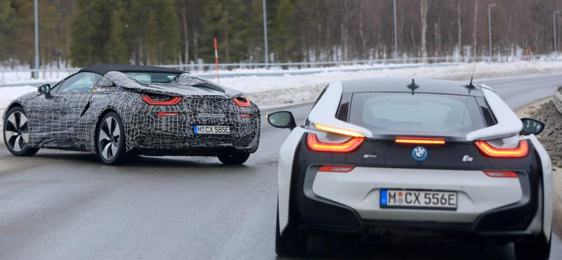 Lefotózták a nyitható tetejű titkos BMW i8-at