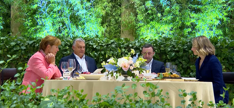 Orbán Viktor és Lévai Anikó dupla randija a grúz kormányfővel és feleségével – videó
