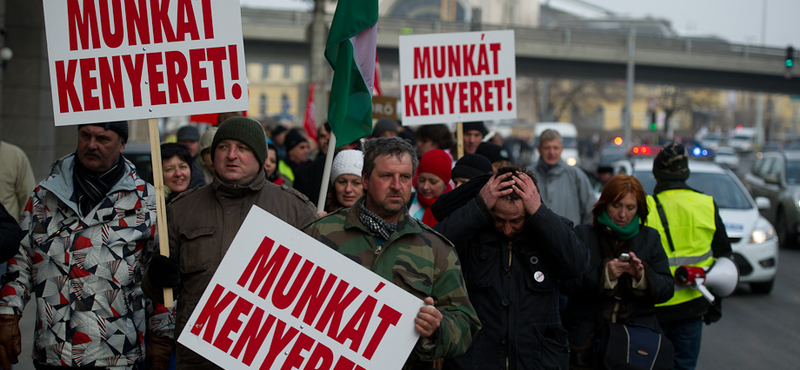 Megérkezett Budapestre az éhségmenet