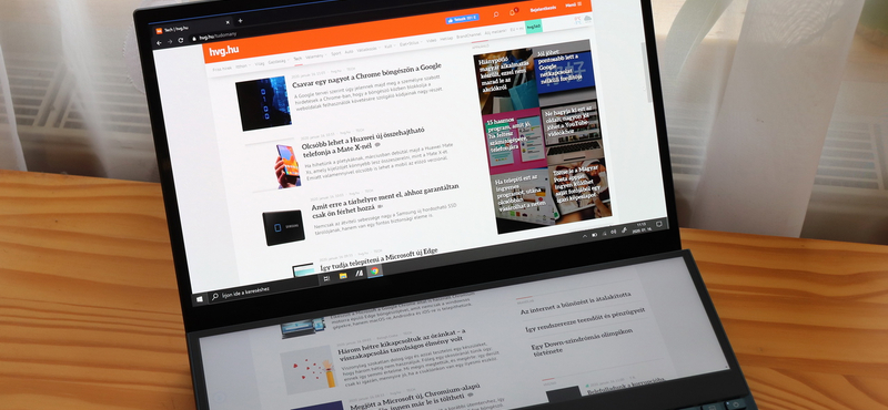32 GB RAM, 8 processzormag, 2 képernyő - teszten az Asus csúcslaptopja