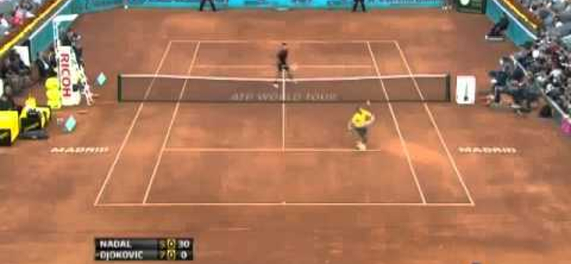 Videó: Nadal szenzációs ütéssel másolta le Federert