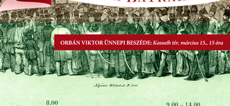 Március 15.: az Orbán-beszéd az állami ünnepségek tetőpontja