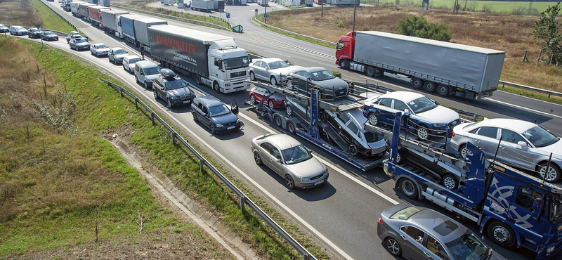 Nagy dugó lehet a héten az M1-esen Bicskénél