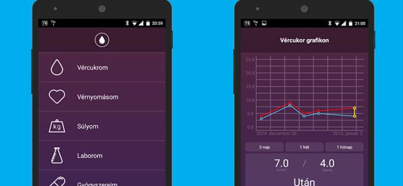 Magas a vérnyomása? Cukorbeteg? Ez a magyar alkalmazás csak segíthet