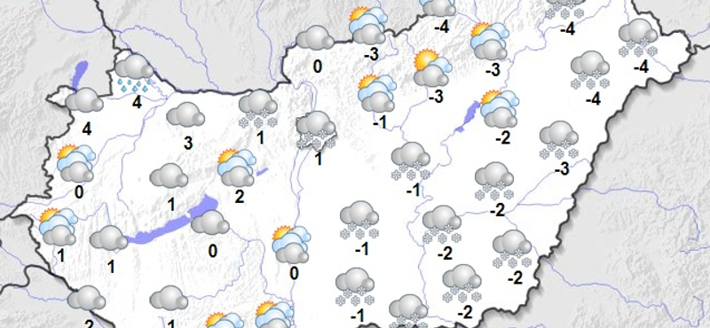 Hó, eső, szél, ez vár minket szombaton