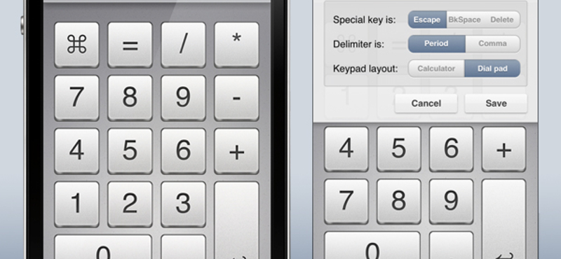 Faragjunk numerikus billentyűzetet az iPhone-ból vagy iPadből