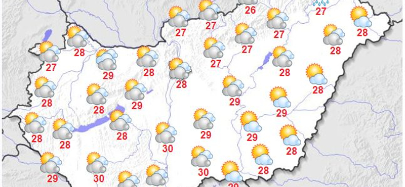 Nemcsak hétfőn, de az egész héten is még biztosan marad a nyári idő