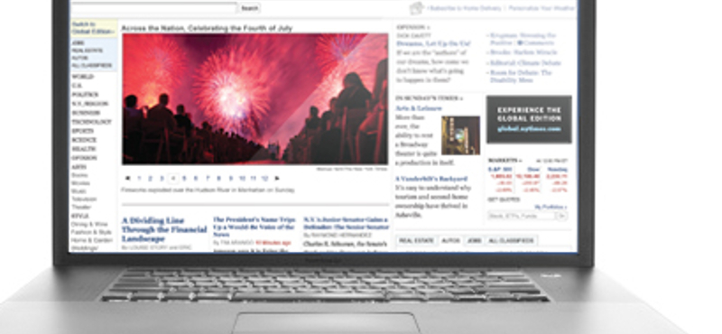 Félmillió digitális előfizető fölött a New York Times