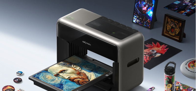 Ez az otthoni nyomtató elég furcsára képes: dombornyomott 3D-s effekteket is csinál