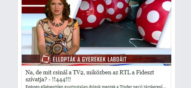 A Facebookon röhög a TV2-n az RTL-vezér