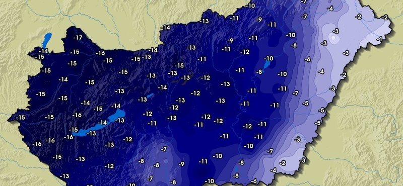 Olyan lehűlés volt ma az országban, amilyet régen nem láttunk