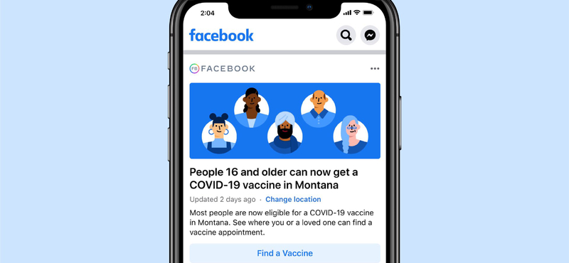 Új panelt tesz a hírfolyam tetejére a Facebook: jön az oltási kisokos