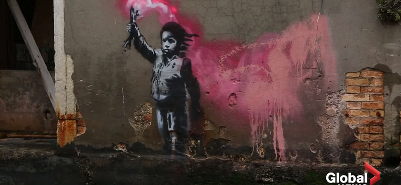 Érdekes helyen bukkant fel egy új Banksy-alkotás Velencében