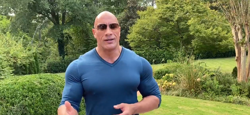 Dwayne Johnson politizálni kezdett