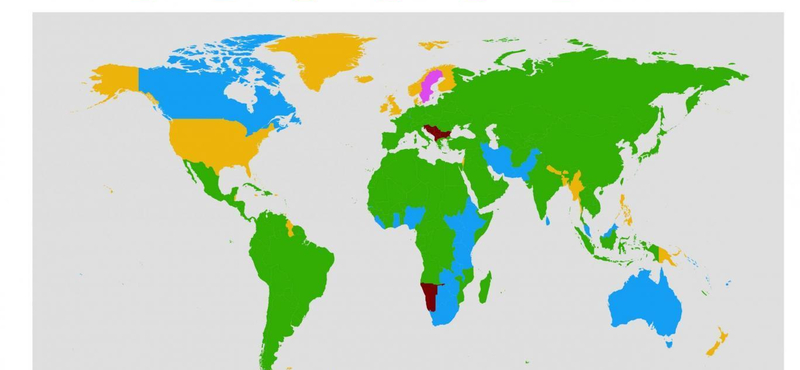 Térkép: Hol, milyen idegen nyelvet tanulnak az emberek?