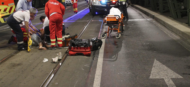 A szervező szerint sportbaleset történt a Szabadság hídon